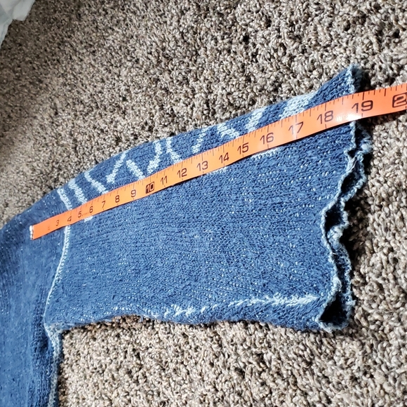 Bill Baber Scottish Handmade Blue Pullover Knit Sweater L/XL - Picture 10 of 16